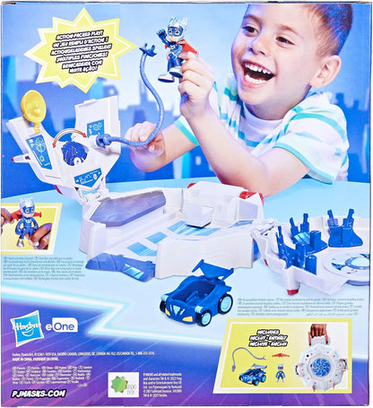 PJ Masks Conjunto Power Heroes PJ Power Q com Carro e Boneco, Brinquedos para Meninos e Meninas