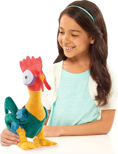 Just Play Moana 27,9 cm Hei Hei Pelúcia Pequena com Sons e Dança, Bichinho de Pelúcia, Brinquedo de Faz de Conta para Crianças, Meninas e Meninos, a partir de 3 Anos