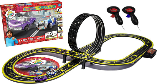 Scalextric Ryans World Street Chase Juego de running con pilas