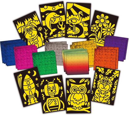 Galt Toys, Fab Foil Art, Kit de artesanato para crianças, a partir de 6 anos e brinquedos, Galt Fab Foil Art, kits de artesanato criativo para crianças e conjunto de atividades divertidas de arte em folha para crianças, meninas e meninos.