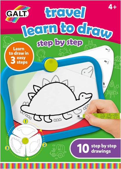Galt Toys, Aprenda a Desenhar para Viagem, Brinquedo de Desenho Passo a Passo para Crianças a partir de 6 Anos
