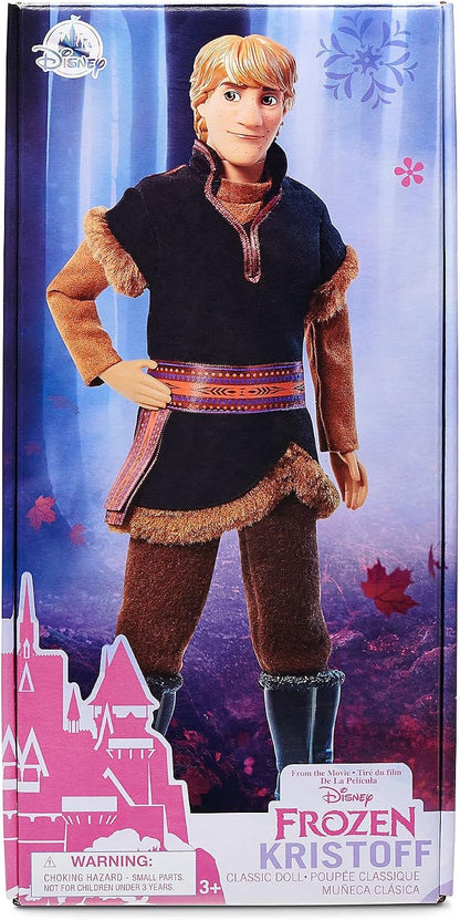 Disney Boneco Clássico Kristoff de Frozen (32 cm) – Brinquedo Oficial de Personagem da Disney Store