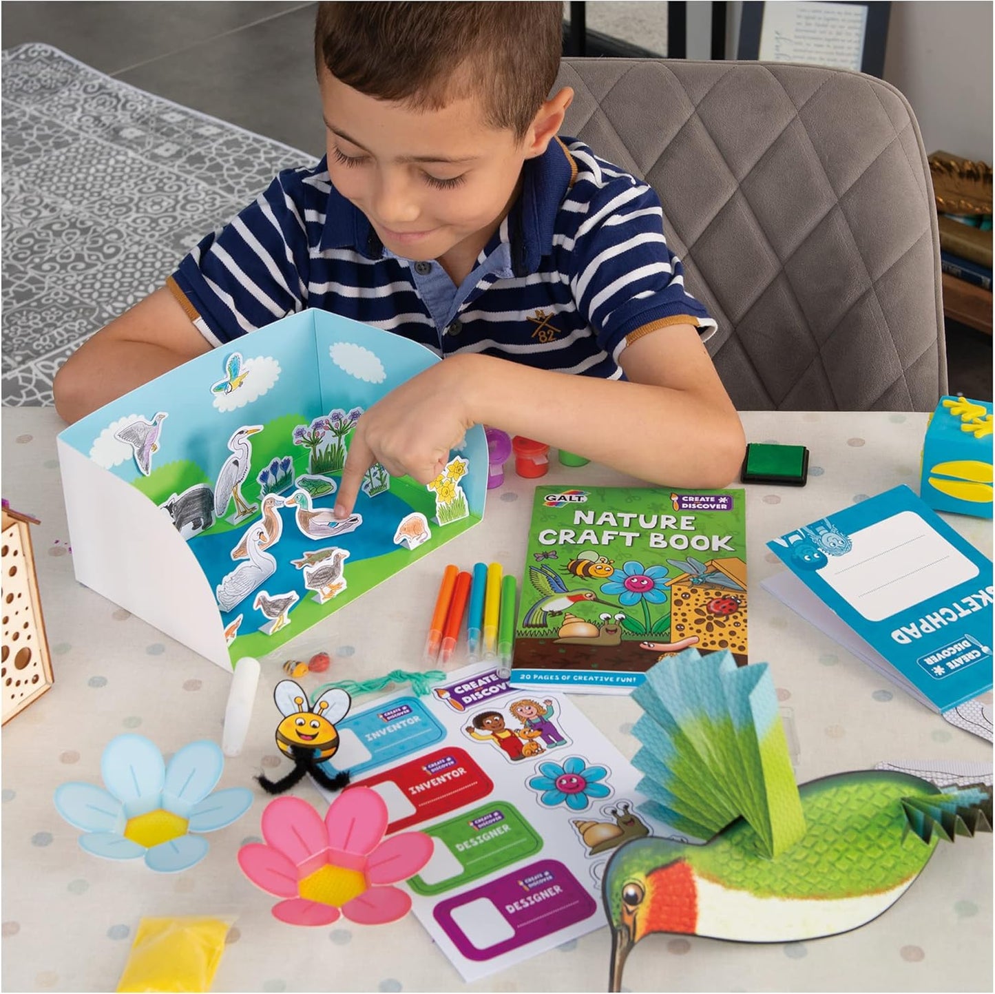 Galt, Nature Craft, Kit de artesanato para crianças a partir de 5 anos
