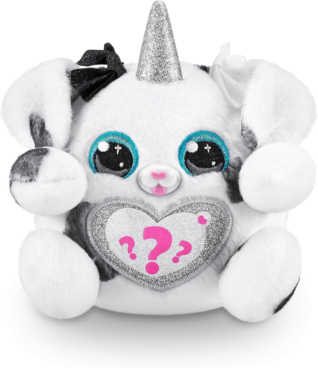 Laço surpresa Puppycorn da Rainbocorns, Puppycorn Série 3, Zedd, o Dálmata - Pelúcia colecionável - 5 camadas de surpresas, coração destacável, adesivos, slime, idades 3+ (Dálmata)