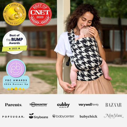 Momcozy Canguru para Bebês Recém-nascidos e Crianças Ergonômico, Aconchegante e Leve