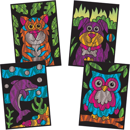 Galt Toys, Fab Foil Art, Kit de artesanato para crianças, a partir de 6 anos e brinquedos, Galt Fab Foil Art, kits de artesanato criativo para crianças e conjunto de atividades divertidas de arte em folha para crianças, meninas e meninos.