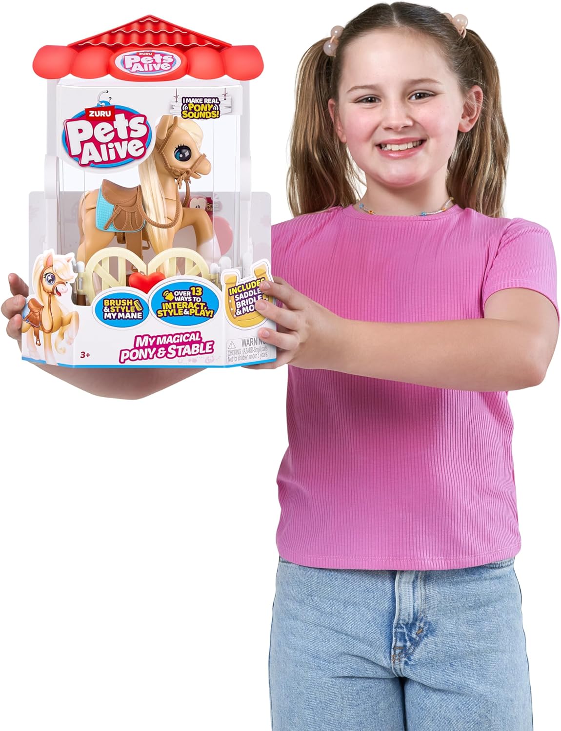 Pets Alive My Magical Pony e Stable Battery Powered Interactive Robotic Toy Playset da ZURU