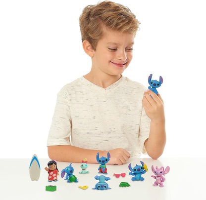 Conjunto de figuras de luxo do Stitch