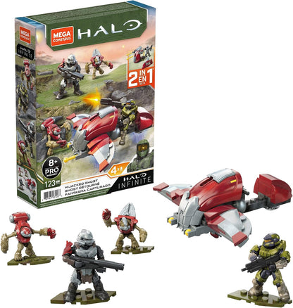Mega Veículo Pequeno Bloks Halo Ghost Hijacked