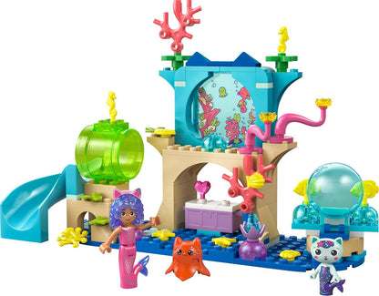 LEGO Casa de Bonecas da Gabby Sereia Aventura no Aquário da Gabby - Inclui uma mini boneca da Gabby e uma figura de MerCat, além de acessórios divertidos - Presente para meninas a partir de 4 anos e fãs do filme - 11204