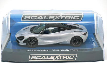 Scalextric C3982 McLaren 720S, branco glaciar