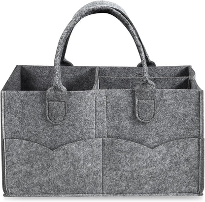 PandaEar Organizador de fraldas portátil para bebês meninos e meninas, ideal para viagens e para guardar itens do bebê. Organizador dobrável com divisórias.