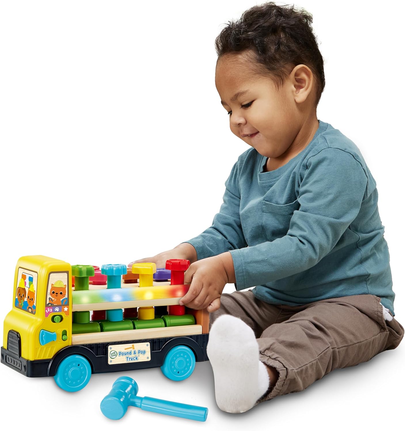 LeapFrog 619503 Pound & Pop Truck, Multicolor