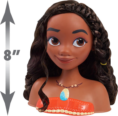 Cabeça de estilização básica da Princesa Moana da Disney