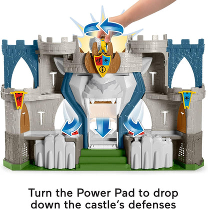Fisher Price Imaginext Castelo do Reino do Leão - Conjunto de Brinquedo com Tema Medieval e Figuras para Crianças em Idade Pré-escolar de 3 a 8 Anos, Cores Variadas, 0194735009640
