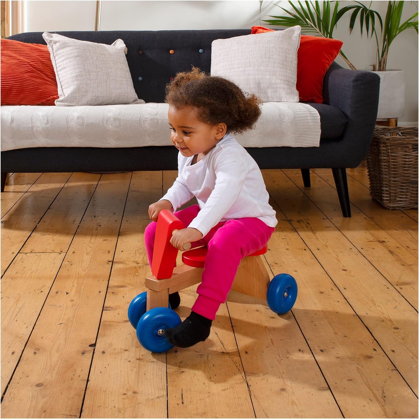 Galt Toys, Triciclo Pequeno, Triciclo de Madeira para Bebês, Idades 1 Ano ou Mais