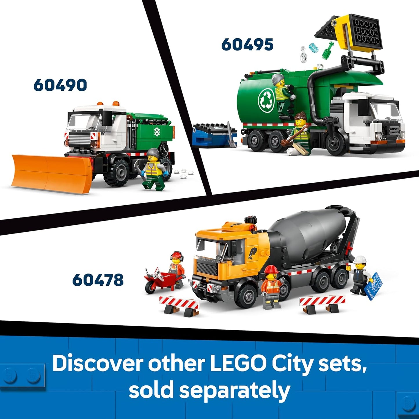 LEGO City Trator de Brinquedo - Kit de Construção de Modelo de Veículo Agrícola com Minifigura de Fazendeiro - Ideia de Presente de Aniversário para Meninos a partir de 6 Anos e Fãs de Engenharia - 60498