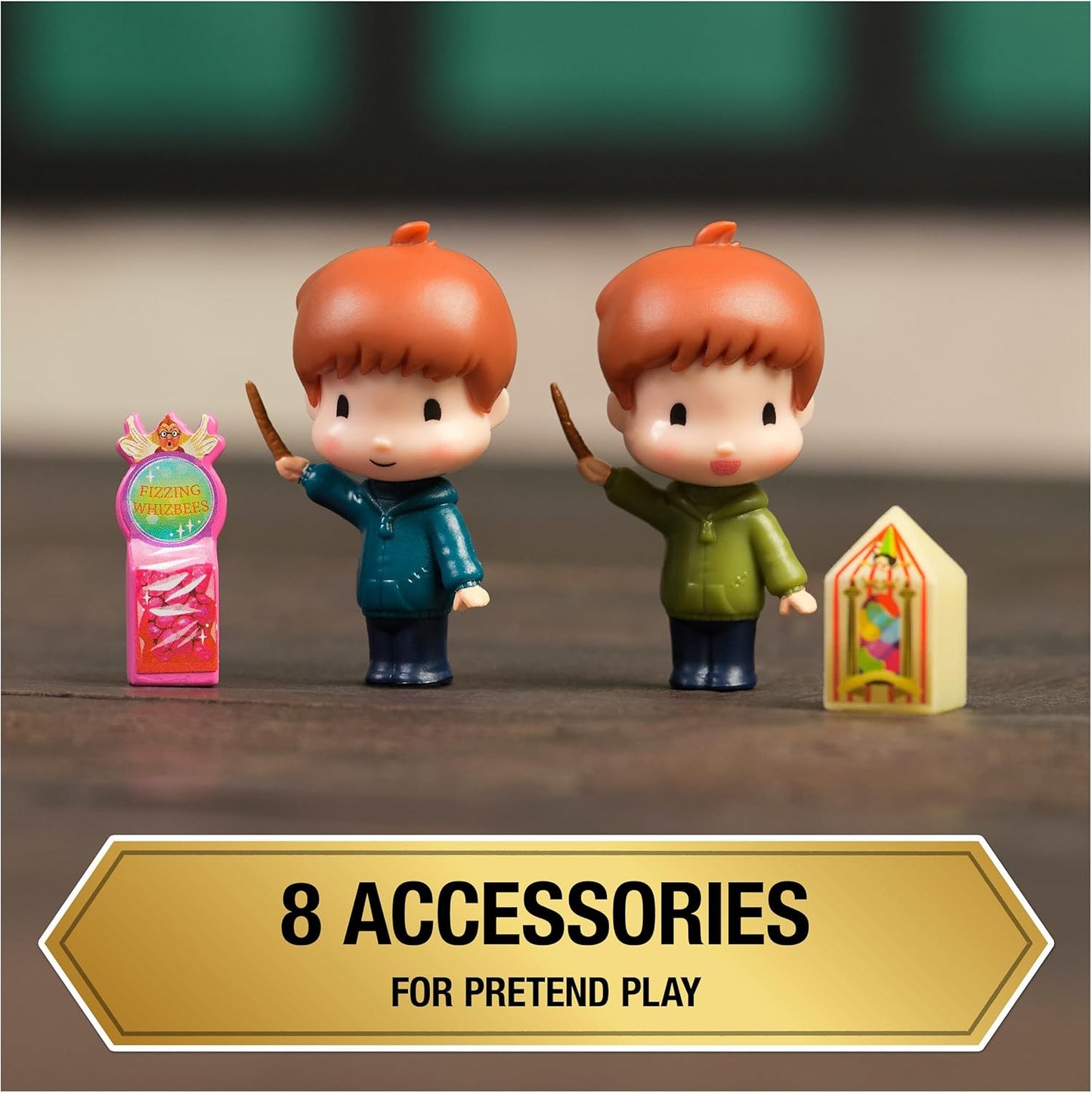 Wizarding World Harry Potter, Micro Magical Moments Glow in the Dark Advent Calendar 2024, 24 brinquedos surpresa, calendário de contagem regressiva festiva para maiores de 6 anos