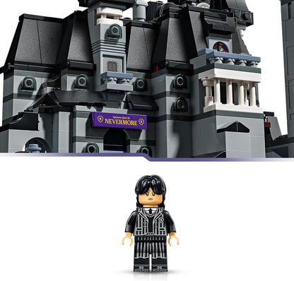 LEGO Wednesday – Academia Nevermore 76788 | Brinquedo para meninas e meninos a partir de 10 anos, kit de montar da escola, 3 figuras e acessórios, decoração para quarto infantil, presente...