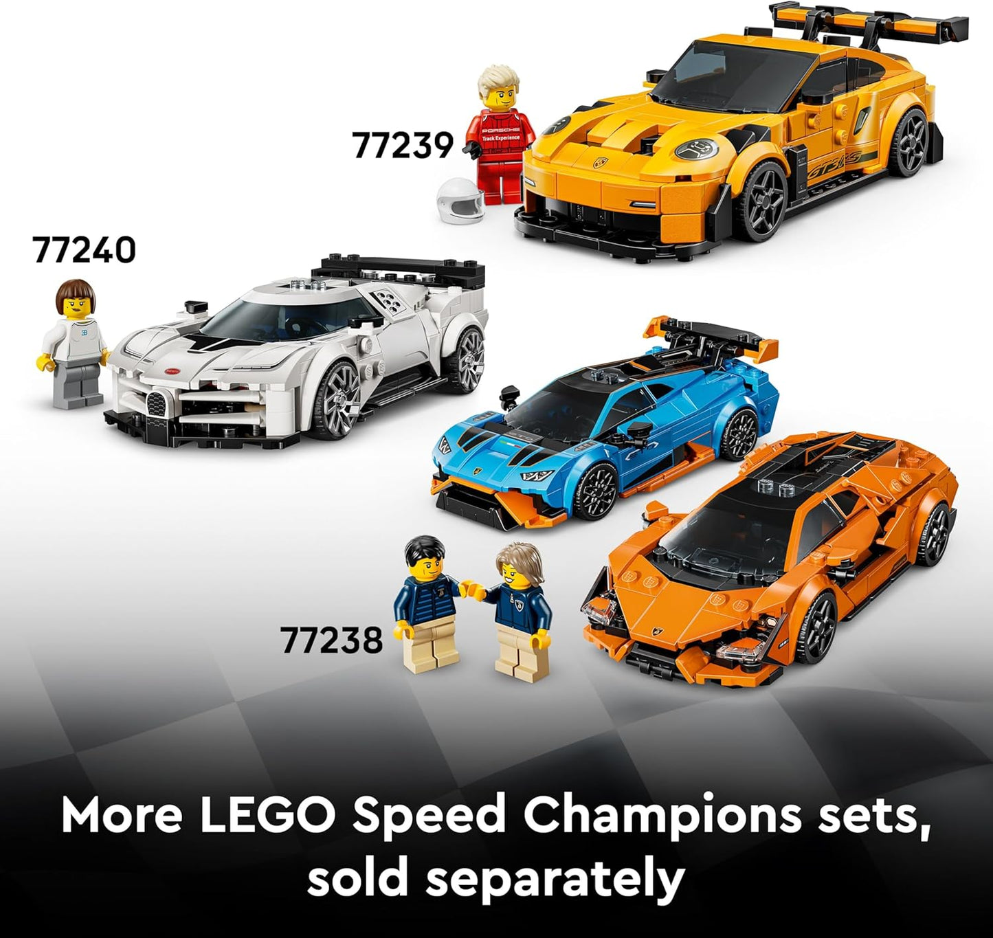 LEGO Speed Champions Dodge Challenger SRT Hellcat Carro Esportivo - Kit de Modelo de Carro com Minifigura de Piloto - Presente de Aniversário para Meninos a partir de 9 Anos - 77237