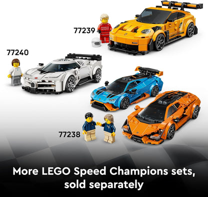 LEGO Speed Champions Dodge Challenger SRT Hellcat Carro Esportivo - Kit de Modelo de Carro com Minifigura de Piloto - Presente de Aniversário para Meninos a partir de 9 Anos - 77237