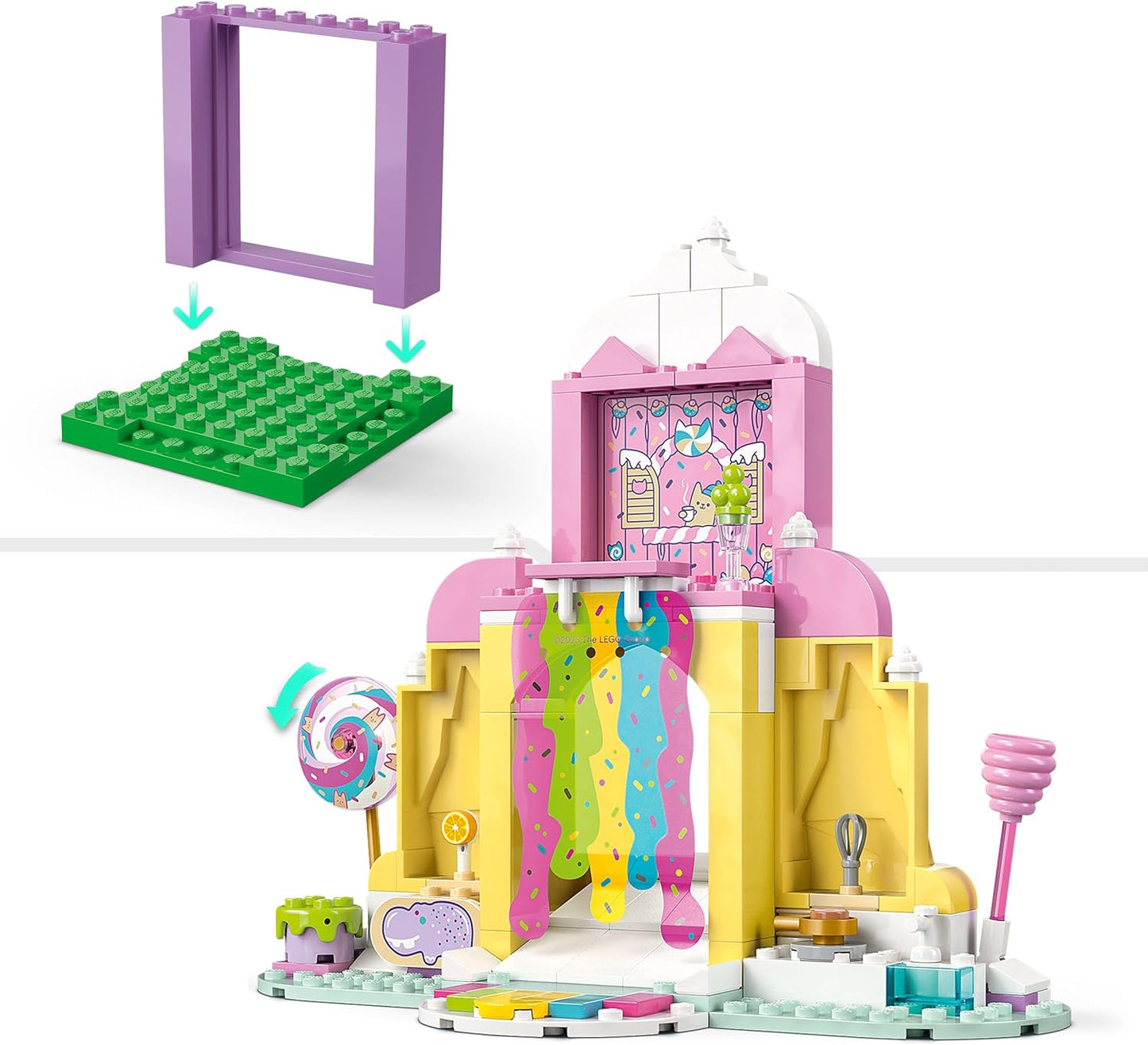 LEGO Gabby's Dollhouse Sweet Treat Mountain & Kitty Garden Toy - incl. a Mini Doll, Pandy Paws & Kitty Fairy Figures plus Food Accessories - Gift for 4+ Year Old Girls & Movie Fans - 11205