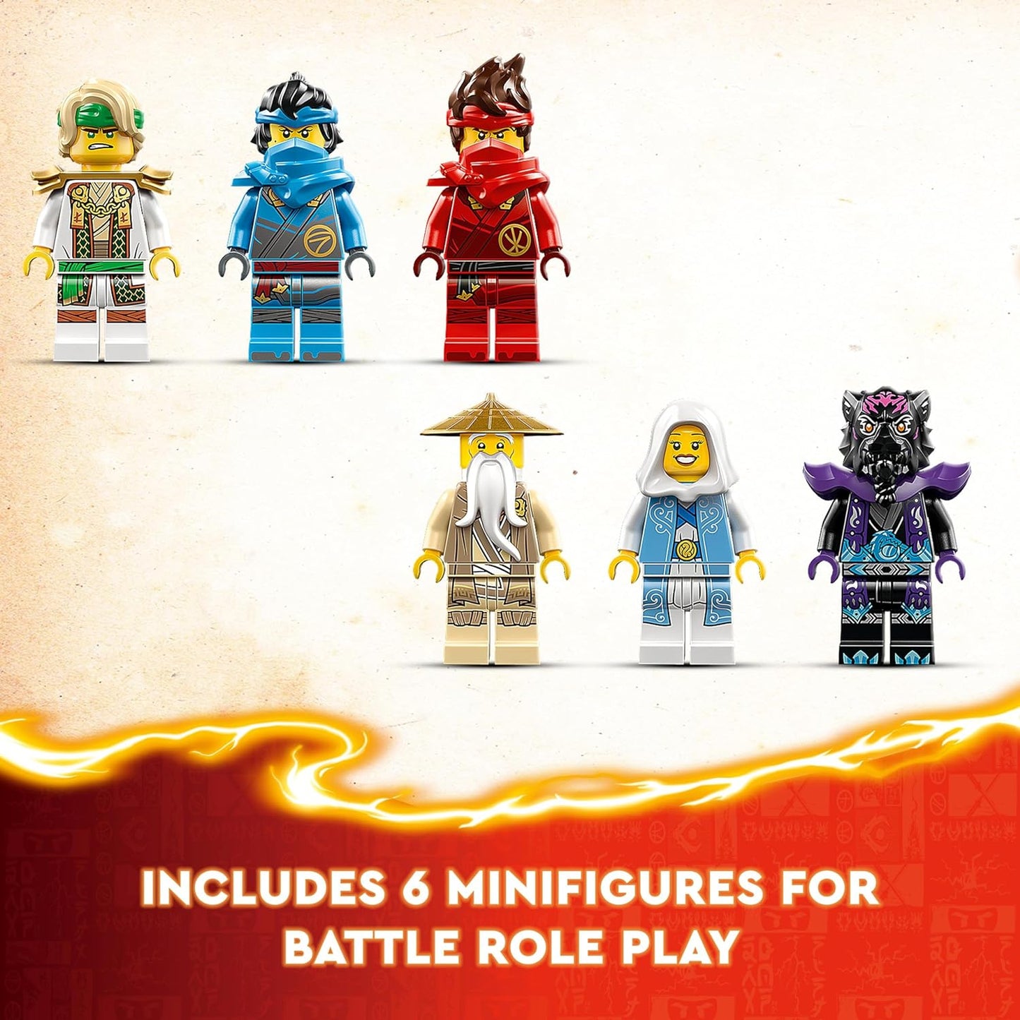 LEGO NINJAGO Dragon Stone Shrine Ninja Toy Adventure Playset para meninos, meninas e adolescentes com 6 minifiguras, modelo de figura edificável para brincar e exibir, decoração de quarto infantil, ideia de presente de aniversário 71819