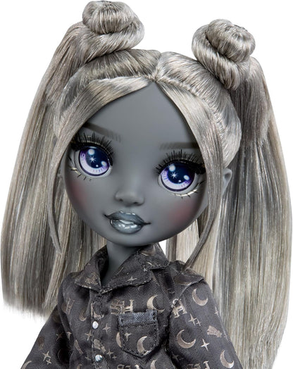 Rainbow High Shadow High Girl's Night - Luna Madison - Boneca Fashion em tons de cinza de 28 cm, com cabelo e roupa cinza, acessórios e pente - para colecionadores e crianças a partir de 4 anos.