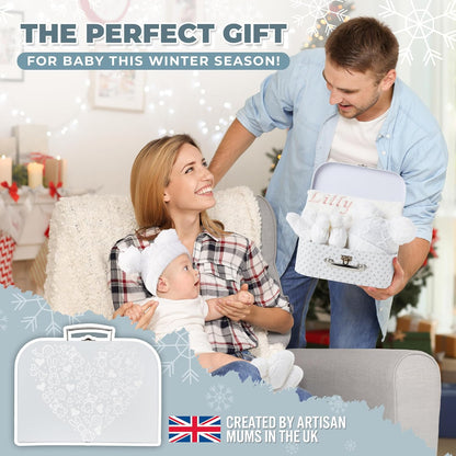 Conjunto de presentes unissex para bebês - Presentes para bebês recém-nascidos unissex, presentes para revelação do sexo do bebê, presentes personalizados para chá de bebê - presentes personalizados, roupas de inverno para bebês