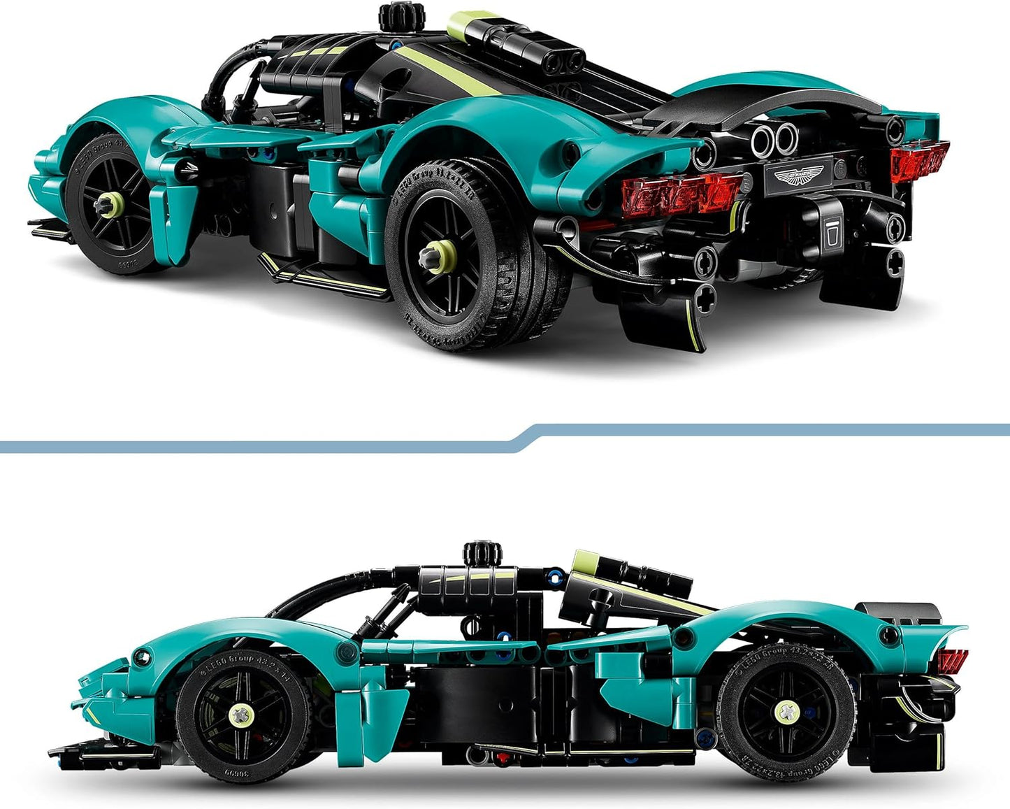 Kit de modelo de carro LEGO Technic Aston Martin Valkyrie para montar, brinquedo de veículo para crianças, presente criativo para meninos e meninas a partir de 9 anos 42208