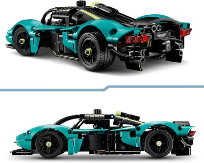 Kit de modelo de carro LEGO Technic Aston Martin Valkyrie para montar, brinquedo de veículo para crianças, presente criativo para meninos e meninas a partir de 9 anos 42208