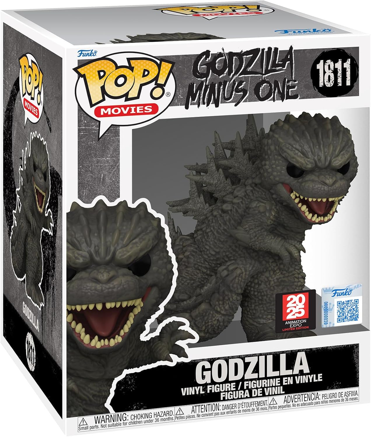 Funko Pop! Super: Godzilla Minus One - Godzilla - Exclusivo da Amazon - Figura de vinil colecionável - Ideia para presente - Produtos oficiais - Brinquedos para crianças e adultos - Figura modelo para colecionadores e exposição