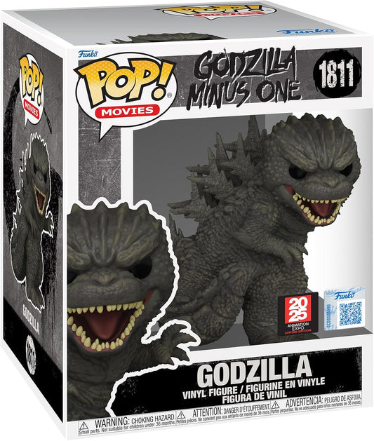 Funko Pop! Super: Godzilla Minus One - Godzilla - Exclusivo da Amazon - Figura de vinil colecionável - Ideia para presente - Produtos oficiais - Brinquedos para crianças e adultos - Figura modelo para colecionadores e exposição