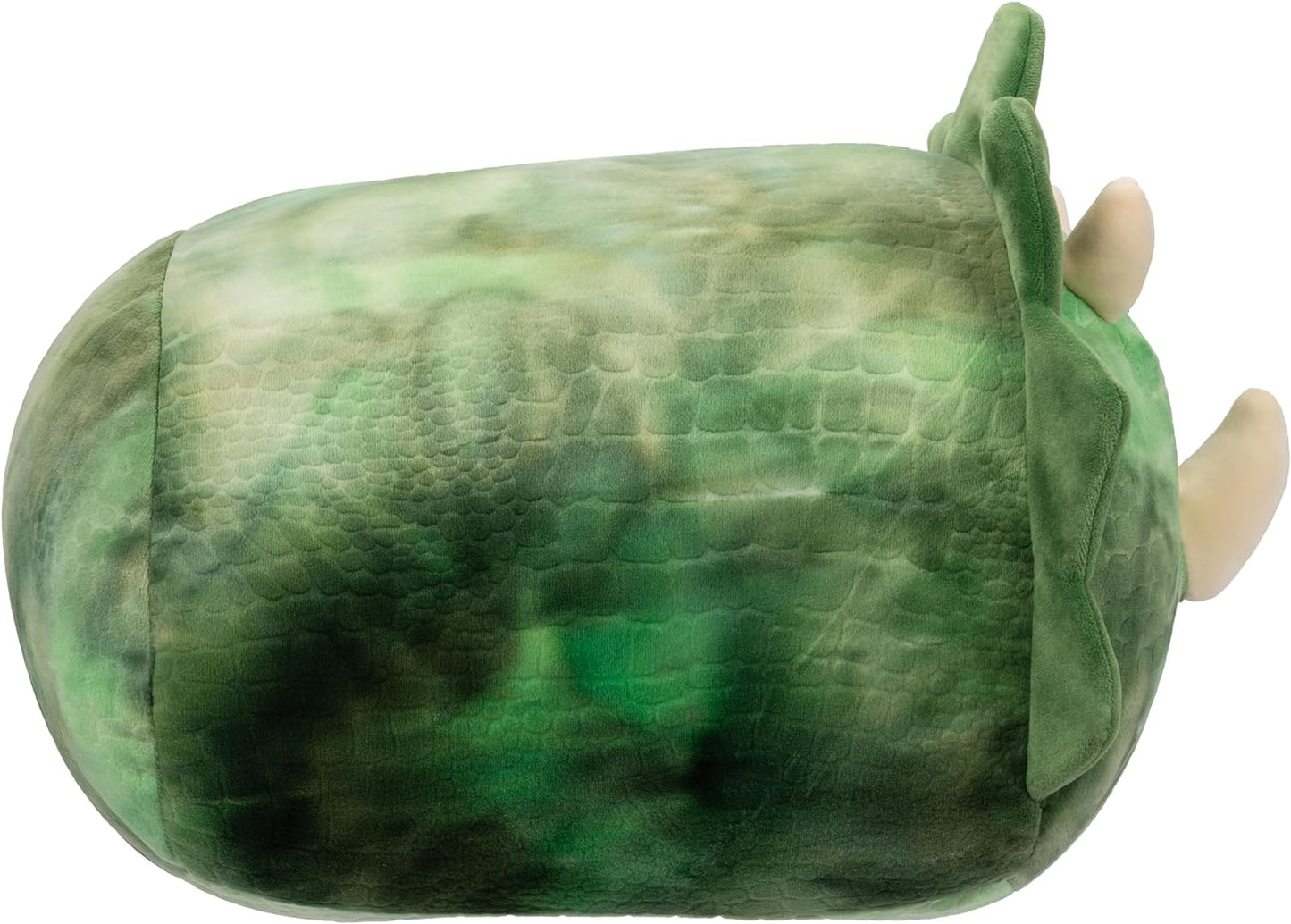 Squishmallows SQCR04197 Trey, el Triceratops verde texturizado, apilable, 12 pulgadas, tamaño mediano, ultrasuave, oficial de peluche Kelly