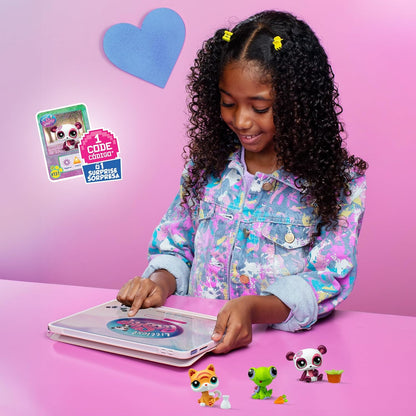 Littlest Pet Shop Série 3 - Caixas Surpresa Individuais com 18 unidades | Cada Caixa Surpresa contém 1 Mini Brinquedo Pet LPS, 1 Acessório, 1 Cartão Colecionável e 1 Código Virtual | Brinquedos para Meninas e Meninos