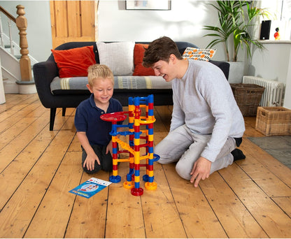 Galt Super Marble Run - Conjunto de construção infantil com 60 peças, brinquedos de construção divertidos para crianças - Brinquedos