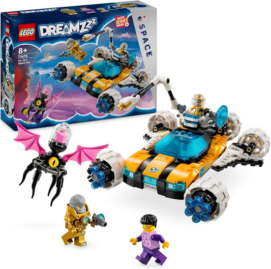 LEGO DREAMZzz Brinquedo de carro espacial do Sr. Oz para modelo de ônibus espacial, brinquedos de construção de veículos para meninos, meninas e crianças a partir de 8 anos, inclui minifiguras do Sr. Oz, Albert e Jayden, presentes de aniversário