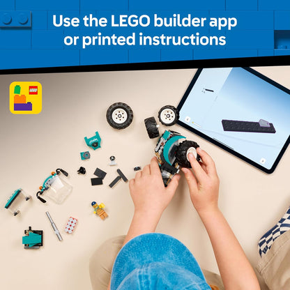 LEGO City Trator de Brinquedo - Kit de Construção de Modelo de Veículo Agrícola com Minifigura de Fazendeiro - Ideia de Presente de Aniversário para Meninos a partir de 6 Anos e Fãs de Engenharia - 60498