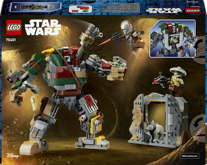 LEGO Brinquedo Star Wars 75451 Confronto com Droide Sentinela do Palácio de Jabba – Conjunto de The Mandalorian e Grogu com figura de ação, 2 minifiguras e 2 figuras – Ideia de presente para meninos a partir de 9 anos e fãs de filmes