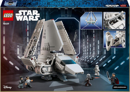 LEGO Kit de Modelo Star Wars 75459 Imperial Lambda-Class Shuttle – Inclui 5 minifiguras, incluindo Moff Gideon com o Sabre Sombrio – Presente para adolescentes a partir de 14 anos e fãs adultos de The Mandalorian