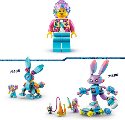LEGO Conjunto de aventuras criativas de animais DREAMZzz Bunchu, figura de coelho reconstrói em 19 brinquedos de animais diferentes, incluindo leão, elefante, pássaro e tartaruga, presente para meninas e meninos de 7 anos ou mais