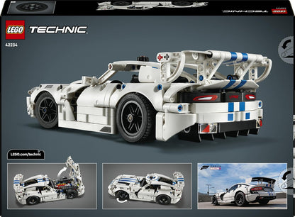 LEGO Brinquedo de Carro Esportivo Technic Dodge Viper GTS-R – Kit de Modelo com Motor V10, Direção e Diferencial – Presente para Meninos a Partir de 10 Anos e Fãs de Automobilismo – 42234
