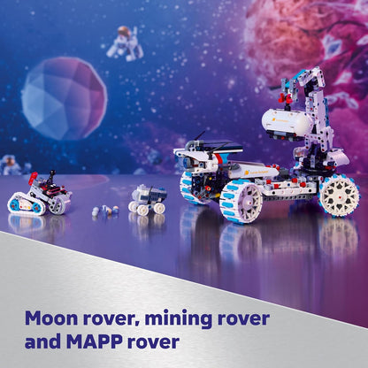 LEGO Technic Posto Avançado Lunar - Veículo Espacial Rover Lunar - Brinquedo STEM Interativo com Guindaste e Painéis Solares - Modelo de Robô - Presente de Aniversário para Meninos e Meninas a partir de 10 Anos - 42211