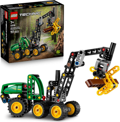 LEGO Technic John Deere 1470H Colheitadeira de Rodas - Brinquedo de Veículo de Construção - Kit de Modelo STEM com Braço Giratório e Garra Funcional - Presente para Meninos a partir de 7 Anos - 42218