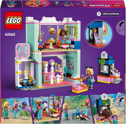 LEGO Friends Hair Salon and Accessories Shop Toy, Hairdresser Role-Play Set for 7 Plus Year Old Girls, with 3 Mini Doll Characters for Pretend Play, Birthday Gift