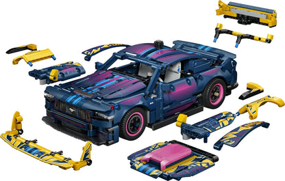 LEGO Brinquedo Technic Custom Garage Ford Mustang GT – Kit de Modelo com Motor V8, Direção HOG e Peças de Carroceria Intercambiáveis – Ideia de Presente de Aniversário para Meninos a partir de 10 Anos – 42236