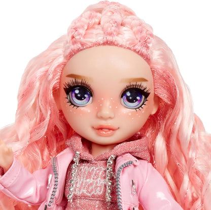Rainbow High Winter Wonderland - Bella (Rosa) - Boneca Fashion de 28 cm, com Neve Mágica Escondida que se Transforma com Água, Acompanha Kit de Boneco de Neve, Adequada para Crianças de 4 a 12 Anos e Colecionadores.