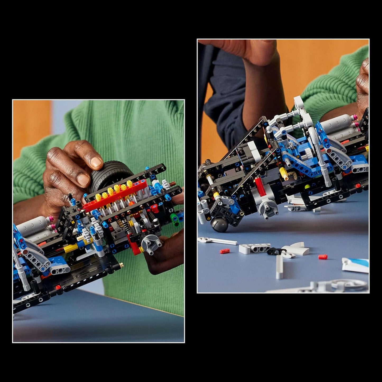 LEGO Kit de modelo de carro Technic 2 Velozes e Furiosos Nissan Skyline GT-R (R34) para adultos - inclui função de drift, direção, suspensão e motor de 6 cilindros - Presente colecionável para fãs - 42210