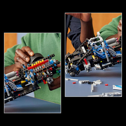 LEGO Kit de modelo de carro Technic 2 Velozes e Furiosos Nissan Skyline GT-R (R34) para adultos - inclui função de drift, direção, suspensão e motor de 6 cilindros - Presente colecionável para fãs - 42210