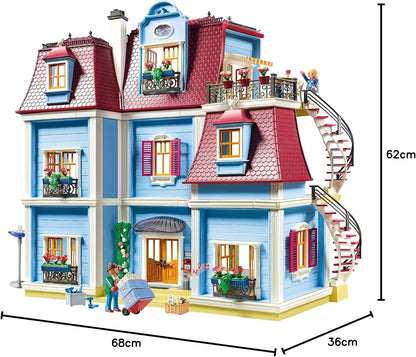 Playmobil Casa de Bonecas 70205 - Casa de Bonecas Grande, para Crianças a partir de 4 Anos